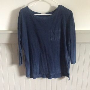 Gap vintage wash 3/4 length T-shirt